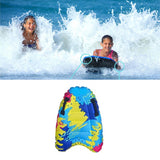 Maxbell Portable Inflatable Surf Body Board with Handle Swimming Floating Mat Multi