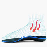 Maxbell Sport Shoes Insoles Arch Support Pads Foot Cushion Back Heel Pain Relief 38