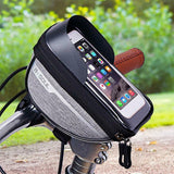 Maxbell Bicycle Front Frame Bag Cycling Bike Waterproof Phone Holder Case Pack Black