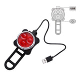 Maxbell USB Rechargeable Bike Lights Set Head Tail Light Lamp Front+Tail Light