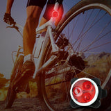 Maxbell USB Rechargeable Bike Lights Set Head Tail Light Lamp Front+Tail Light