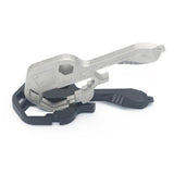 Maxbell Stainless Steel Multi-Tool Key Shaped Pocket Tool Bottle Opener Tools Black