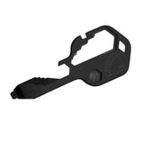 Maxbell Stainless Steel Multi-Tool Key Shaped Pocket Tool Bottle Opener Tools Black