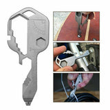 Maxbell Stainless Steel Multi-Tool Key Shaped Pocket Tool Bottle Opener Tools Black