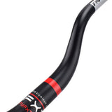 Maxbell Mountain Bike Handlebar 31.8mm 720mm Extra Long Riser Bar Alloy Red