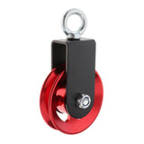 Maxbell Aluminum Alloy Bearing Pulley Load For Lifting Cable Workout Wheel Red