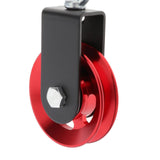 Maxbell Aluminum Alloy Bearing Pulley Load For Lifting Cable Workout Wheel Red