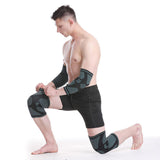 Maxbell Knee Pad Nylon Knee Sleeve Non-slip Patella Brace Support Protector Green L