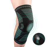 Maxbell Knee Pad Nylon Knee Sleeve Non-slip Patella Brace Support Protector Green L