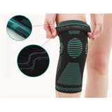Maxbell Knee Pad Nylon Knee Sleeve Non-slip Patella Brace Support Protector Green L