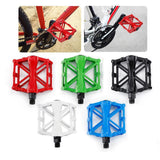 Maxbell Bicycle Metal Alloy Flat Platform Pedals MTB Road Mountain Bike Pedal Green