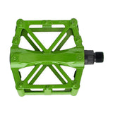 Maxbell Bicycle Metal Alloy Flat Platform Pedals MTB Road Mountain Bike Pedal Green