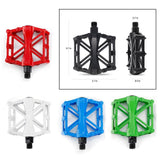 Maxbell Bicycle Metal Alloy Flat Platform Pedals MTB Road Mountain Bike Pedal Green