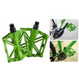 Maxbell Bicycle Metal Alloy Flat Platform Pedals MTB Road Mountain Bike Pedal Green