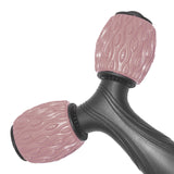 Facial Full Body Manual Roller Massager V shape Leg Slimming Firming Pink