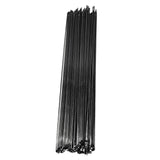 Maxbell 36pcs Bicycle Spokes & Nipples, J-Bend Spoke Bike Spoke 280mm Black 36PCS
