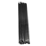 Maxbell 36pcs Bicycle Spokes & Nipples, J-Bend Spoke Bike Spoke 280mm Black 36PCS