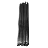 Maxbell 36pcs Bicycle Spokes & Nipples, J-Bend Spoke Bike Spoke 280mm Black 36PCS