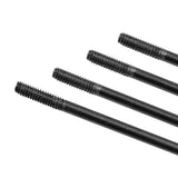 Maxbell 36pcs Bicycle Spokes & Nipples, J-Bend Spoke Bike Spoke 280mm Black 36PCS