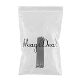 Maxbell 36pcs Bicycle Spokes & Nipples, J-Bend Spoke Bike Spoke 280mm Black 36PCS