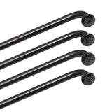Maxbell 36pcs Bicycle Spokes & Nipples, J-Bend Spoke Bike Spoke 280mm Black 36PCS