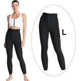 Women Sauna Pants Sweat Sweatpants Summer Gym Shorts Weight Loss Pants L