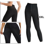 Women Sauna Pants Sweat Sweatpants Summer Gym Shorts Weight Loss Pants XXL