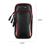 Maxbell Gym Running Outdoor Sports Armband Bag Holder For Mobile Phone Black Red