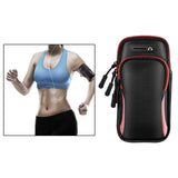 Maxbell Gym Running Outdoor Sports Armband Bag Holder For Mobile Phone Black Red