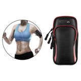 Maxbell Gym Running Outdoor Sports Armband Bag Holder For Mobile Phone Black Red