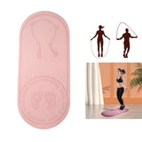 Maxbell Anti-Skid Skipping Rope Mat Fitness Yoga Pilates Exercise Knee Protect Mats Pink