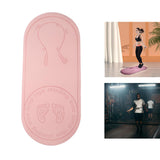 Maxbell Anti-Skid Skipping Rope Mat Fitness Yoga Pilates Exercise Knee Protect Mats Pink