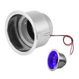 Maxbell Stainless Steel Cup Bottle LED Drink Holder DC12V Light Truck Yacht Blue