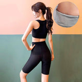 Women Sauna Pants Slimming Loss Weight Sweat Crop Top Fat Burner Shorts M