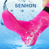 Maxbell Neoprene Diving Scuba Boots 3mm Surfing Snorkeling Socks Rose Red M