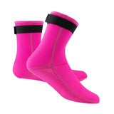 Maxbell Neoprene Diving Scuba Boots 3mm Surfing Snorkeling Socks Rose Red M