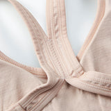 Maxbell Comfort Sports Bra Yoga Crop Top Vest Running Underwear Green XL