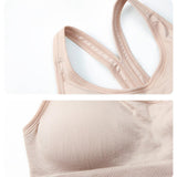 Maxbell Comfort Sports Bra Yoga Crop Top Vest Running Underwear Green XL