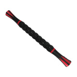 Maxbell Muscle Roller Massage Stick for Athletes 17" Body Massager Black Red