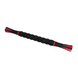 Maxbell Muscle Roller Massage Stick for Athletes 17" Body Massager Black Red