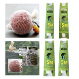 Maxbell PVA Fishing Bait Bag Fishing Lure Water Soluble Mesh Tube Tackles 18mmx5m