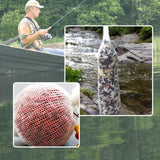 Maxbell PVA Fishing Bait Bag Fishing Lure Water Soluble Mesh Tube Tackles 18mmx5m