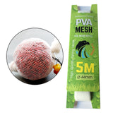 Maxbell PVA Fishing Bait Bag Fishing Lure Water Soluble Mesh Tube Tackles 44mmx5m