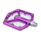 Maxbell MTB Bicycle Pedals 9/16 Lightweight Sealed Bearing Flat Pedal Purple