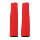 Maxbell 2Pcs Diving Fabric Non-slip Paddle Grip Protect Sleeves Prevent Covers Wrap Red