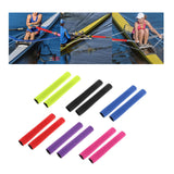 Maxbell 2Pcs Diving Fabric Non-slip Paddle Grip Protect Sleeves Prevent Covers Wrap Red