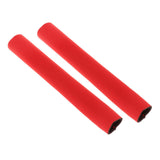 Maxbell 2Pcs Diving Fabric Non-slip Paddle Grip Protect Sleeves Prevent Covers Wrap Red
