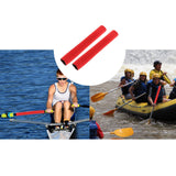 Maxbell 2Pcs Diving Fabric Non-slip Paddle Grip Protect Sleeves Prevent Covers Wrap Red