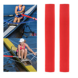 Maxbell 2Pcs Diving Fabric Non-slip Paddle Grip Protect Sleeves Prevent Covers Wrap Red