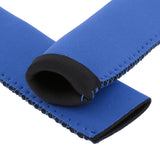 Maxbell 2Pcs Diving Fabric Non-slip Paddle Grip Protect Sleeves Prevent Covers Wrap Blue